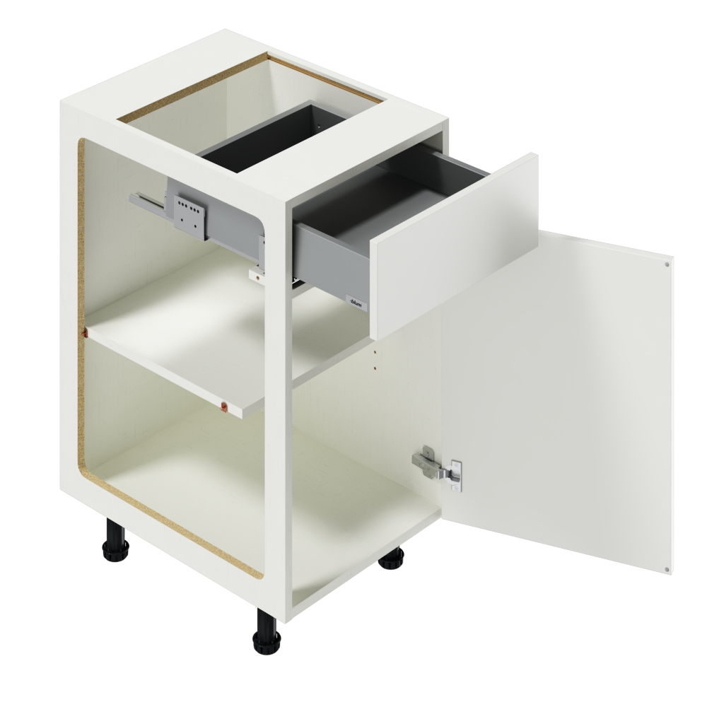 Illume cabinet construction